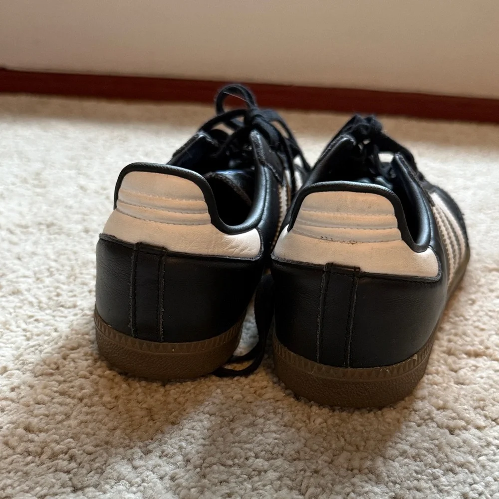 Adidas Samba Classic Black and White Shoes - Picture 5 of 6